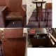 Pews, Handcrafted Altar, Cross, Lecterns, Chair