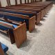 33 Solid Oak pews - 16'