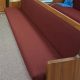 18 8 foot oak padded pews